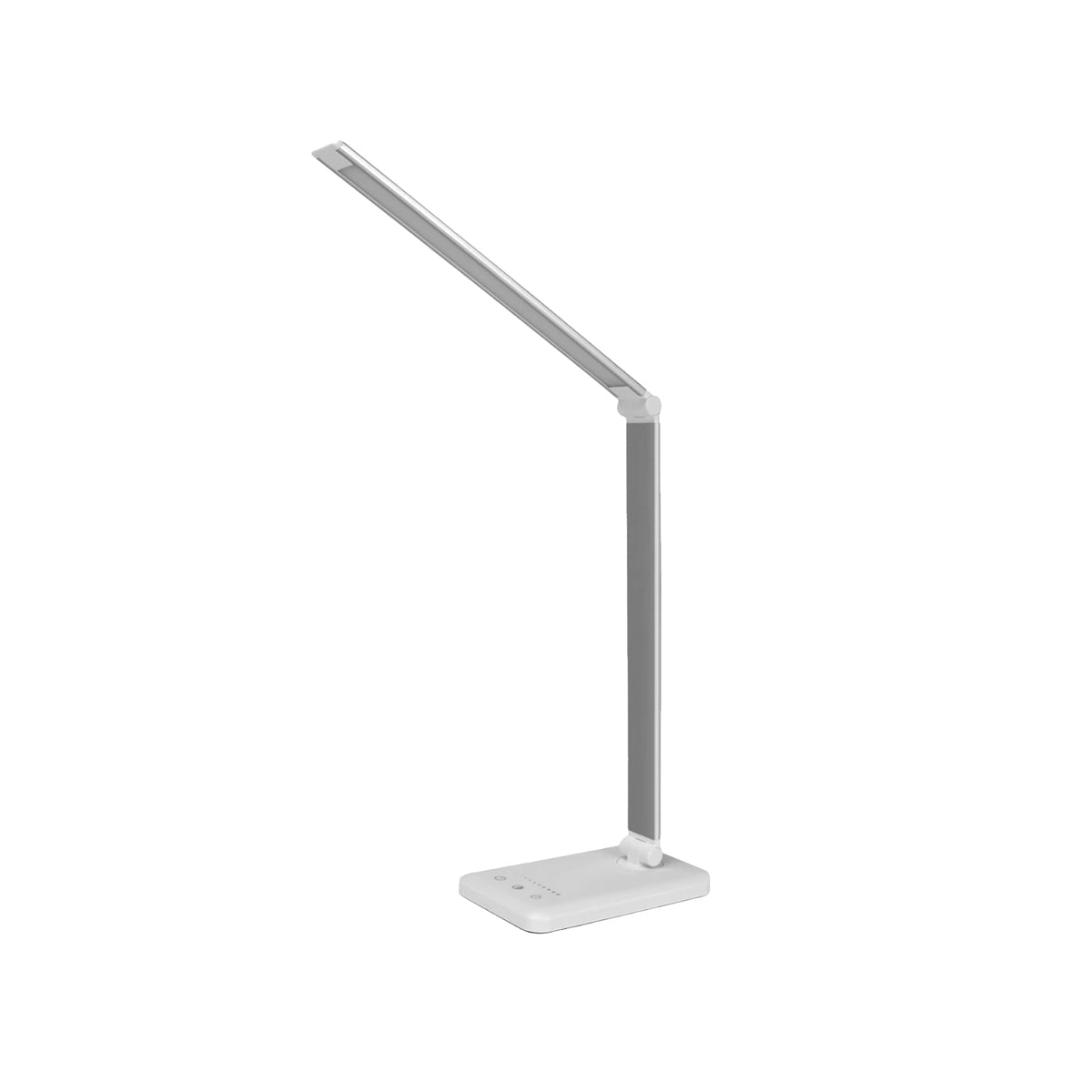 Dimmable desk lamp silver white